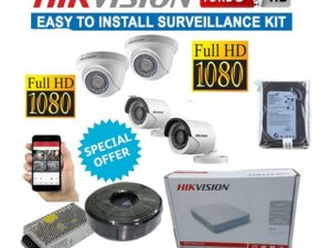 Hikvision 4 Cameras Kit